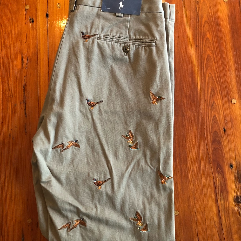 Polo Ralph Lauren Khakis (Pheasant, Duck) 34 Long